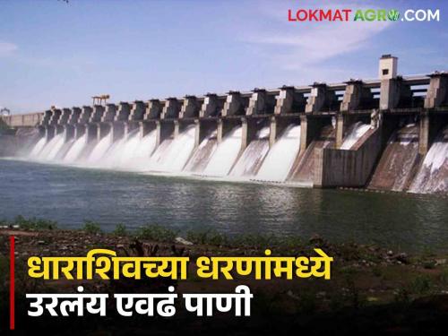 The water storage in the dams in Dharashiv is increasing, with low water levels in the Sina Kolegaon dam | धाराशिवमधील धरणांमध्ये पाणीसाठा वाढतोय, निम्न तेरणासह सिना कोळेगाव धरणात एवढे पाणी