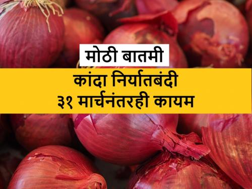 Government had extended onion export ban further after 31st March 24; create panic in Nashik farmers | ‘केंद्र सरकार कांद्याला घाबरले म्हणून ३१ मार्चनंतरही निर्यातबंदी कायम केली’