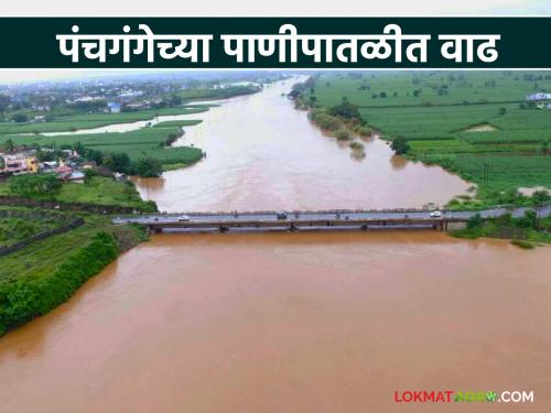 Water levels of Bhogavati and Panchganga rivers rise rapidly due to filling of Radhanagari dam; 52 dams under water | राधानगरी धरण भरल्याने भोगावती, पंचगंगा नद्यांच्या पाणीपातळीत झपाट्याने वाढ; ५२ बंधारे पाण्याखाली