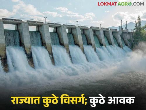 Some dams are overflowing and some are not receiving even a drop of water; Read the latest information on water storage in the state | काही धरणे ओव्हरफ्लो तर काहींत थेंबभर सुद्धा आवक नाही; वाचा राज्यातील पाणीसाठ्याची अद्ययावत माहिती