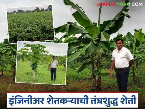 Direct selling is profitable; Read the success story of an engineer farmer who earns 50 to 60 thousand per month | थेट विक्रीचा होतोय फायदा; महिन्याला ५० ते ६० हजारांची कमाई करणाऱ्या इंजिनीअर शेतकऱ्याची वाचा यशकथा