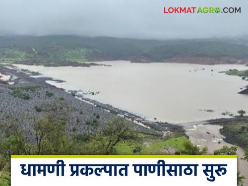 Water storage is taking place for the first time this year in Dhamani Madhyam project; Read how many TMC of water is currently stored | धामणी मध्यम प्रकल्पात यंदा प्रथमच होतेय पाणी साठवण; वाचा सध्या किती टीएमसी आहे पाणीसाठा