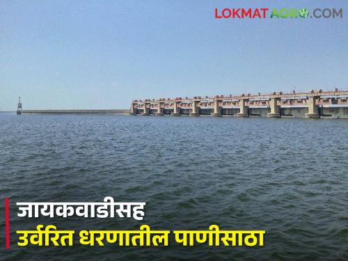 The dam stock is depleting rapidly, the rest of the dam including Jayakwadi, Yeldari has only so much water left. | धरणसाठा झपाट्याने खालावतोय, जायकवाडी,येलदरीसह उर्वरित धरणात उरलाय एवढा पाणीसाठा