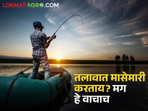 Fishing in the lake? Do this to avoid summer damage.. | तलावात मासेमारी करताय? उन्हाळ्यात नुकसान टाळण्यासाठी हे कराच..