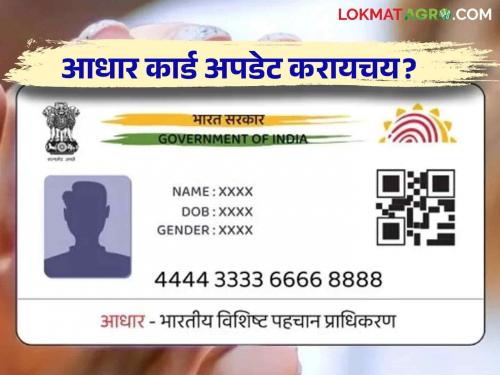 This information on your Aadhaar card can now be updated from your mobile at home | तुमच्या आधार कार्डवरील ही माहिती आता घरबसल्या करता येईल मोबाईलवरून अपडेट