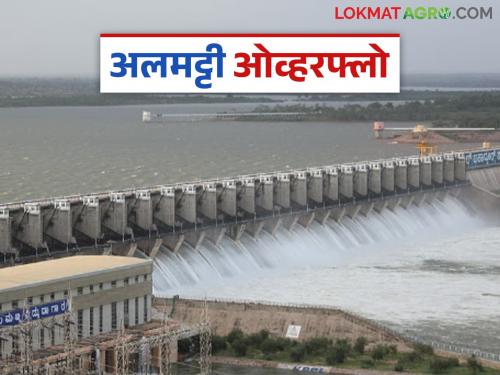 Almatti overflows; 26 gates of the dam opened and 2 lakh cusecs of water discharge | अलमट्टी ओव्हरफ्लो; धरणाचे २६ दरवाजे उघडले अन् २ लाख क्युसेक विसर्ग सुरु