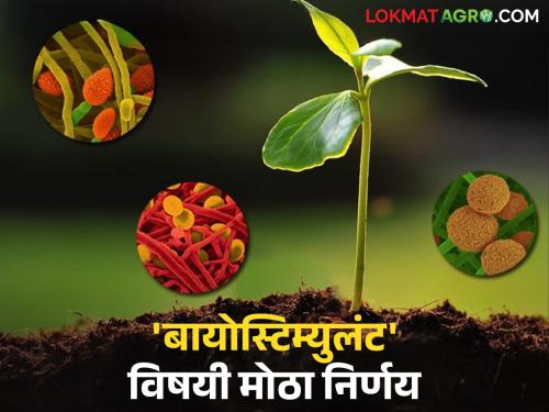 Union Agriculture Minister takes big decision regarding sale of biostimulants; Read in detail | बायोस्टिम्युलंट विक्री संदर्भात केंद्रीय कृषी मंत्र्यांनी घेतला हा मोठा निर्णय; वाचा सविस्तर