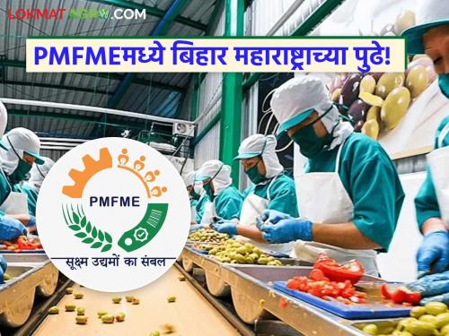Agriculture Department's neglect of PMFME scheme? Bihar beats Maharashtra by a long shot! | PMFME योजनेकडे कृषी विभागाचे दुर्लक्ष? बिहारने महाराष्ट्राला मागे सोडत मारली बाजी!