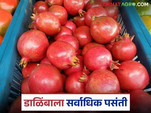 Dalimb Bajar Bhav : Demand for pomegranates increased during Ganeshotsav; How are prices being obtained? | Dalimb Bajar Bhav : गणेशोत्सवात डाळिंबाची मागणी वाढली; कसा मिळतोय दर?