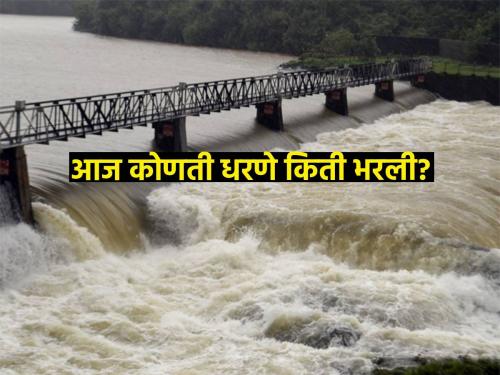 Which dam was filled today? Know today's water storage of dams in the state in one click... | राज्यातील धरणांचा आजचा पाणीसाठा जाणून घ्या एका क्लिकवर...