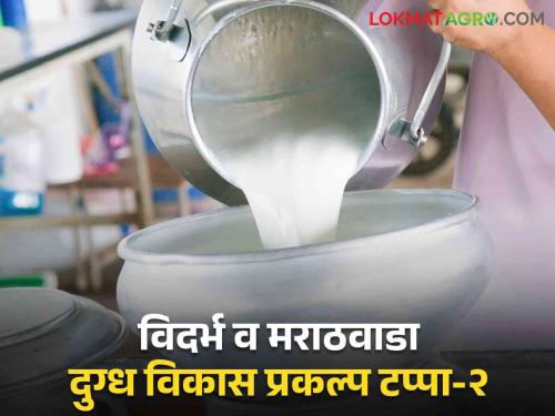 Good news for Marathwada and Vidarbha farmers approval for the second phase of Dairy Development Project | मराठवाडा व विदर्भातील शेतकऱ्यांसाठी खुशखबर दुग्ध विकास प्रकल्पाच्या दुसऱ्या टप्प्याला मान्यता