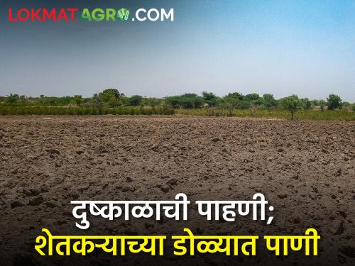 Tears in the eyes of farmers while presenting the story of drought | दुष्काळाची कहाणी मांडताना शेतकऱ्यांच्या डोळ्यात पाणी