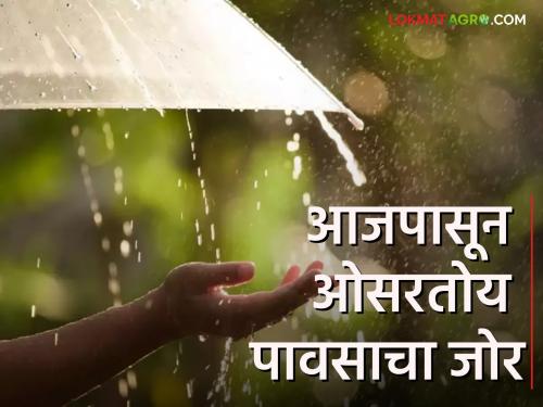 Rain Updates: From today the intensity of rain in the state will decrease! There is not enough rain in many places | Rain Updates : आजपासून राज्यात पावसाची तीव्रता कमी! अनेक ठिकाणी पुरेसा पाऊसच नाही