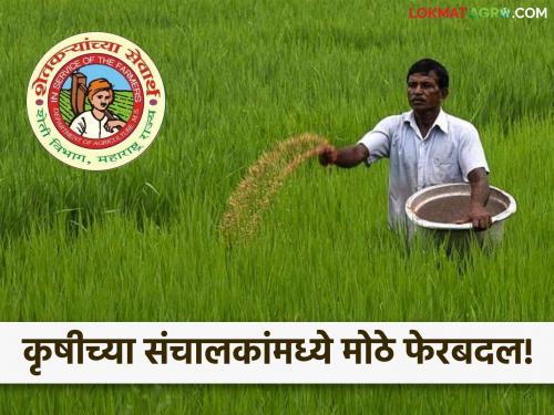 Who is the new director of agricultural inputs and quality control? Transfers of directors in the agriculture department | कृषीच्या निविष्ठा व गुणनियंत्रणचे नवे संचालक कोण? कृषी विभागातील संचालकांच्या बदल्या