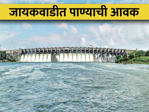 Jayakwadi Dam: Water is inflowing in Jayakwadi Dam, what is the water storage today? | Jayakwadi Dam: जायकवाडी धरणात पाण्याची आवक सुरू, काय आहे आजचा पाणीसाठा?