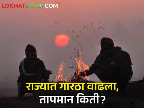 Hail is growing! Chhatrapati Sambhajinagar recorded the lowest temperature, Ahmednagar at 9.7 degrees, what about the temperature in the rest of the region? | छत्रपती संभाजीनगरमध्ये निचांकी तापमानाची नोंद,अहमदनगर ९.७ अंशांवर, काय होते उर्वरित भागात तापमान?