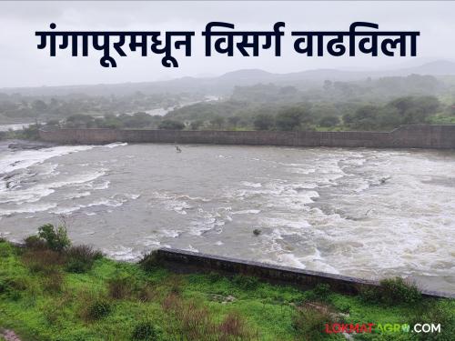 Latest News Heavy rain continues in Nashik, release increased from Gangapur dam, Godavari floods | नाशिकमध्ये पावसाचा जोर कायम, गंगापूर धरणातून विसर्ग वाढविला, गोदावरीला पूर 