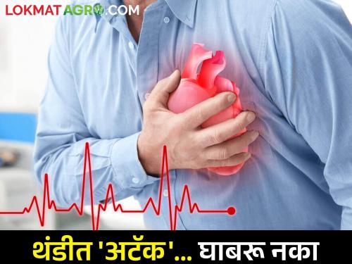 Farmer brothers.. The rate of heart attack has increased in winter; What exactly will you take care of? | शेतकरी बांधवांनो.. थंडीत 'अटॅक'चे प्रमाण वाढले आहे; नेमकी काय काळजी घ्याल?