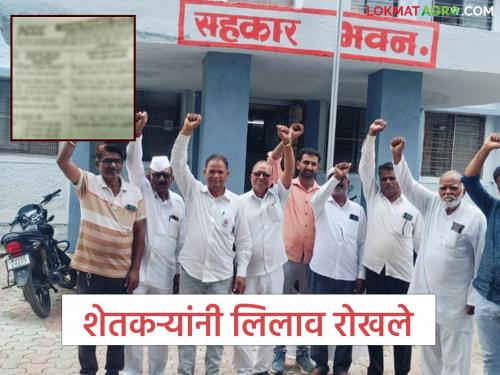 latest News Farmers disrupted the public auction being held by Nashik District Bank! | नाशिक जिल्हा बँकेकडून सुरु असलेला जाहीर लिलाव शेतकऱ्यांनी उधळून लावला!