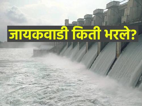 One and a half percent increase in water storage in Jayakwadi Dam | जायकवाडी धरणातील जलसाठ्यात दीड टक्क्यांची वाढ