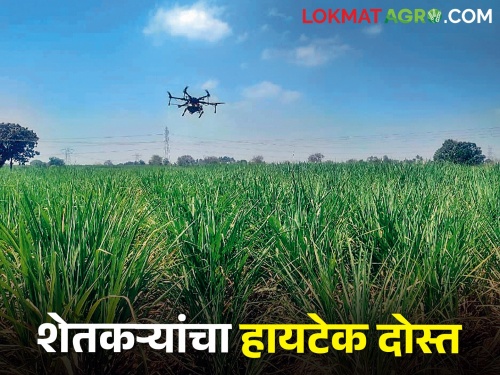 Spray an acre in eight minutes, for less money; Hi-tech farming of Junnar farmers | कमी पैशात, आठ मिनिटात एक एकरावर फवारणी; जुन्नरच्या शेतकऱ्यांची हायटेक शेती