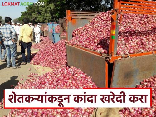 Latest news Kanda Kharedi Onions should be purchased directly from farmers, Marketing Minister tells Center | Kanda Kharedi : केंद्र सरकारने शेतकऱ्यांकडून थेट कांदा खरेदी करावी, पणन मंत्र्यांची केंद्राकडे मागणी