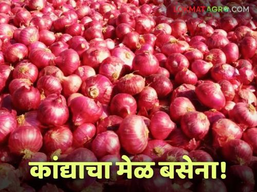 latest news Kanda Market: Onion prices did not meet the target; Read details of the fall of 'so much' rupees in a month | Kanda Market : कांद्याचा मेळ बसेना; महिनाभरात 'इतक्या' रुपयांची घसरण वाचा सविस्तर