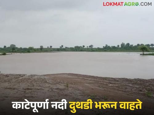 latest news Katepurna Dam Water Release: Release increased due to rising water in Katepurna Dam; Read in detail what percentage of water storage is there | Katepurna Dam Water Release : काटेपूर्णा धरणात वाढत्या पाण्यामुळे विसर्ग वाढवला; जलसाठा किती टक्के? वाचा सविस्तर