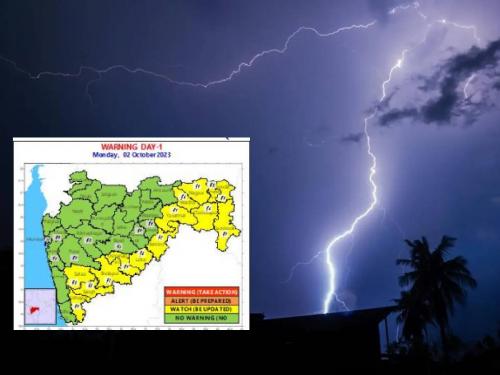 Heavy rain today in the eastern part of the state, forecast by the Meteorological Department | राज्याच्या पूर्वपट्ट्यात आज मुसळधार पाऊस, हवामान विभागाचा अंदाज 