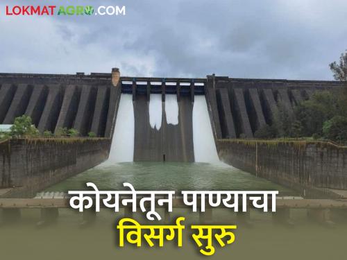 Release water from Koyna dam starts at 2100 cusecs; Benefit from Tembu, Takari, Mhaisal schemes | कोयना धरणातून २१०० क्युसेकने विसर्ग सुरू; टेंभू, ताकारी, म्हैसाळ योजनांना फायदा