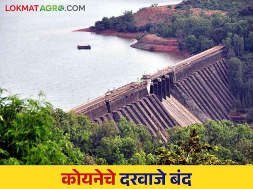 Koyna Dam : Koyna Dam gates closed How much TMC water storage in the dam | Koyna Dam : कोयना धरणाचे दरवाजे बंद धरणात किती टीएमसी पाणीसाठा