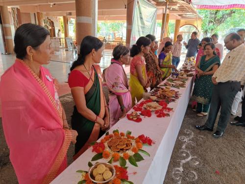 Nutritious Millet Cooking Competition at Pendgaon by kvk khamgaon beed | आंतरराष्ट्रीय तृणधान्य वर्षाच्या निमित्ताने पेंडगाव येथे पौष्टिक तृणधान्य पाक स्पर्धा 