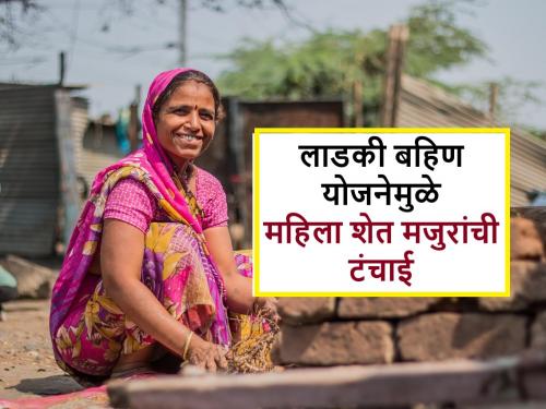 Mukhyamantri Majhi Ladki Bahin Yojana 2024: women farm laborers not available, farmers' work disrupted | Mukhyamantri Majhi Ladki Bahin Yojana: लाडकी बहिण योजनेसाठी रांगा, शेतकऱ्यांना मजूर महिला मिळेना