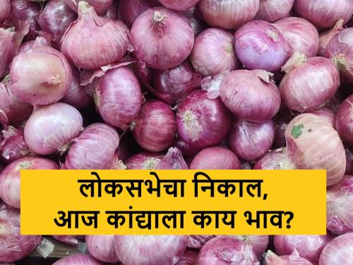 latest news check red-summer onion market price bajarbhav on Lok Sabha result 2024 see details | Todays Onion Bajarbhav : लोकसभा निकालाच्या दिवशी लाल-उन्हाळ कांद्याला काय भाव मिळाला? वाचा सविस्तर