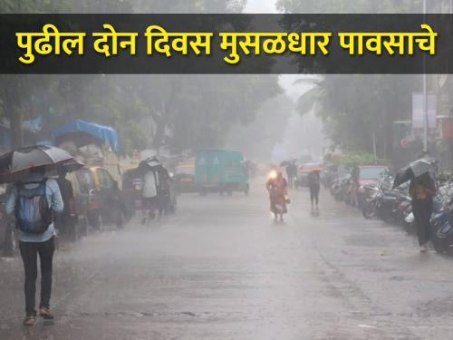 Maharashtra Rain: Heavy rain alert for the next 2 days in the state | Maharashtra Rain: राज्यात पुढील २ दिवस जोरदार पावसाचा अलर्ट