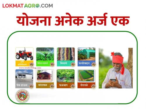 Maha DBT: Farmers get the benefit of many agricultural schemes from a single application | Maha DBT शेतकऱ्यांनो एकाच अर्जातून घ्या अनेक कृषीविषयक योजनांचा लाभ