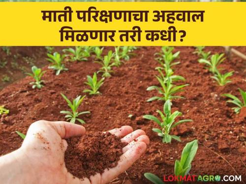 Soil Testing Report : Delay in soil testing report  | Soil Testing Report : माती परीक्षणाच्या अहवालास विलंब 