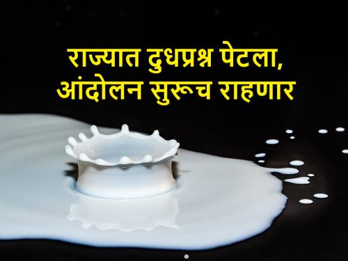 Milk Price: 10 thousand tons of milk powder will be imported, milk farmers to agitate against govt. | Milk Price: दूध दर कोसळले असतानाच १० हजार टन दूध पावडर होणार आयात