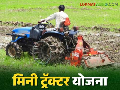 Latest News Mini Tractor Scheme Apply for subsidy of three lakhs 50 thousand for mini tractor scheme  | Mini Tractor Scheme : मिनी ट्रॅक्टरसाठी साडे तीन लाखांचे अनुदान, असा करा अर्ज 