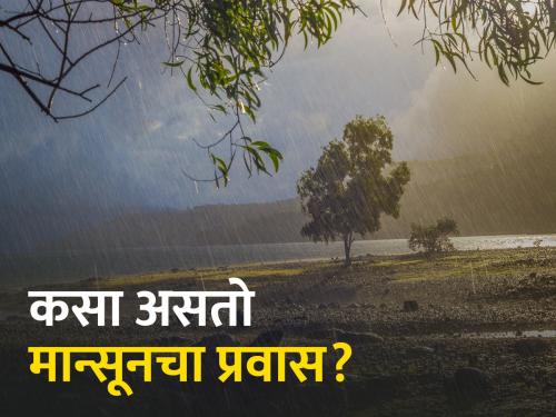 Monsoon's return journey start | मॉन्सूनच्या परतीचा प्रवास सुरू; असा पडेल महाराष्ट्रात पाऊस