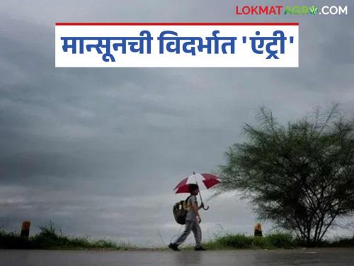 Vidarbha Monsoon Update: Breaking a two-decade record; Monsoon enters Vidarbha via Gadchiroli | Vidarbha Monsoon Update : दोन दशकांचा विक्रम मोडीत; गडचिरोलीमार्गे विदर्भात मान्सून दाखल वाचा सविस्तर