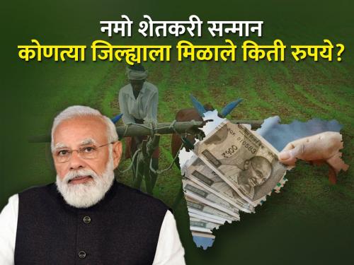 Namo shetkari sanman; 1712 crores received in the accounts of 85.60 lakh farmers in the state | नमो शेतकरी सन्मान; राज्यातील ८५.६० लाख शेतकऱ्यांच्या खात्यात मिळाले १७१२ कोटी रुपये