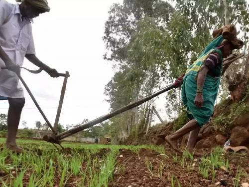 Vegetables in crisis due to lack of rain; A break in onion cultivation | पावसाअभावी भाजीपाला संकटात; कांदा लागवडीला ब्रेक