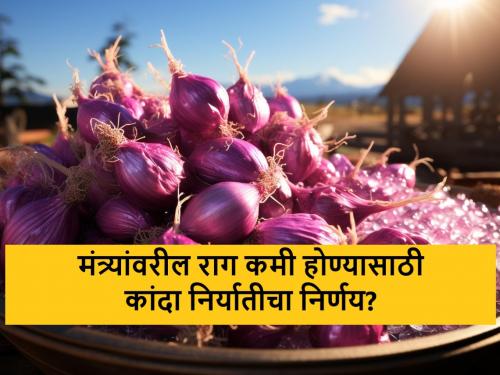 The decision to lift partial onion export ban, to reduce farmer's anger | कांदा निर्यातीचा ताजा निर्णय नेत्यांच्या ‘डॅमेज कंट्रोलसाठी’? जाणून घ्या वास्तव