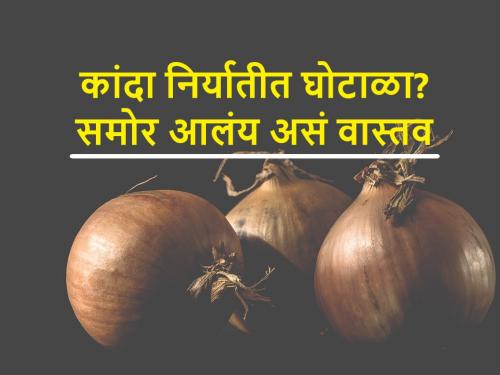 Onion export scam in India? How does a $200 onion sell for $1200 in Dubai? dose export ban will be lifted after 31st March | कांदा निर्यात घोटाळा, २३ रुपयांचा कांदा ११० रुपये किलो कसा विकला जातोय?