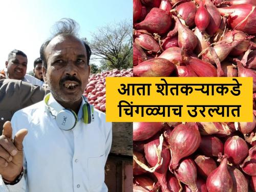 onion export ban controversy had made onion farmer cry | चिंगळ्या कांद्याला मोठ्यापेक्षा जास्त भाव मिळाला, तरी हरीभाऊ का रडले?