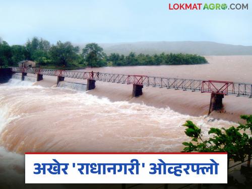 'This' historic dam in Kolhapur district 100 percent full; Three automatic gates opened | कोल्हापूर जिल्ह्यातील 'हे' ऐतिहासिक धरण १०० टक्के भरले; स्वयंचलित तीन दरवाजे उघडले