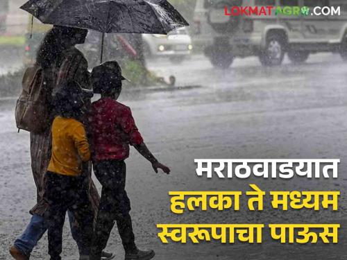 Marathwada Rain update : What is today's weather forecast? | Marathwada Rain update : काय आहे आजचा हवामान अंदाज?