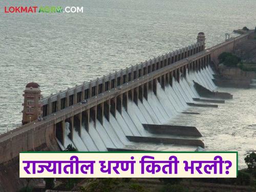Latest news Four dams 100 percent full, 13 dams above 90 percent, see maharashtra dams water level today | Maharashtra Dam : चार धरणे भरली, 13 धरणे 90 टक्क्यांच्यावर, वाचा राज्यातील धरणं किती भरली? 