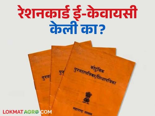 Ration Card : The names of these customers will be excluded from the ration card; Know the details | Ration Card : रेशनकार्डमधून या ग्राहकांची नावे वगळणार; जाणून घ्या सविस्तर